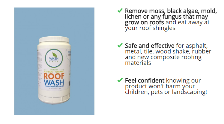 ROOF WASH Premium Eco-Safe and Organic Roof Cleaner